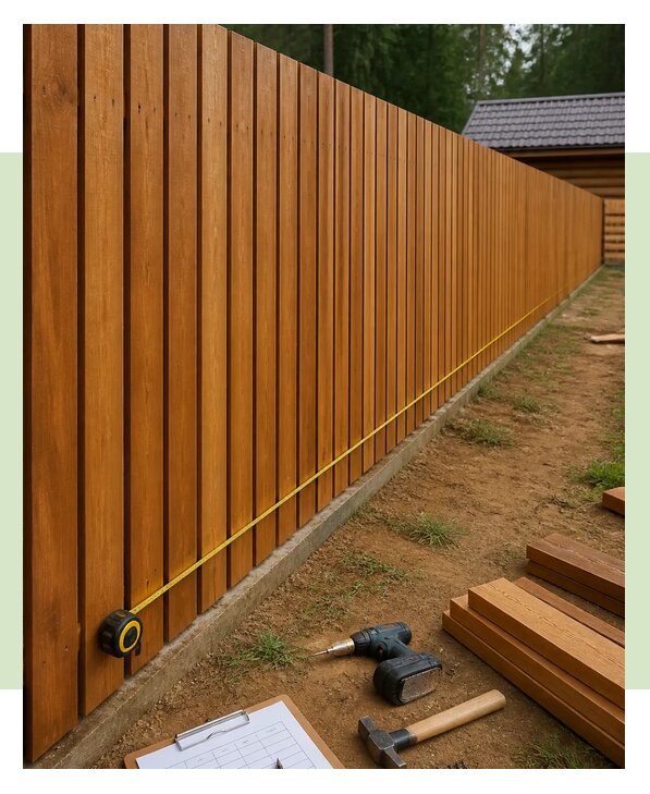 Деревянный забор в Феодосии цена за метр от 3251 р. | ЗаборЭксеперт-Фдс